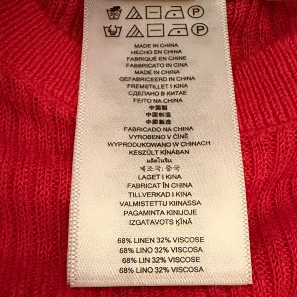 Michael Kors Vibrant Orange Red sleeveless blouse
